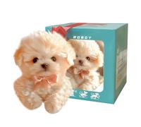 My Realistic Robot Puppy, 2025 Smart AI Robot Dog, Interactive Robotic Puppy Toy with Realistic Walking, Barking, Sitting &, Realistic Walking Dog Toys, Electronic Pet Gift for Kids Adults
