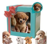 My Realistic Robot Puppy, An Interactive Puppy Toy That Can Walk, Bark and Wag Its Tail Robot Dog That Behaves Like A Real Dog, Perfect for Parties Gifts or Interactive Fun Brown