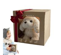 My Realistic Robot Puppy Dog, Electronic Interactive Stuffed Dog Plush, Features Sounds And Reactions - Walking, Barking, Tail Wagging, Present For Boys Girls Birthday Present 2 3 4 5 Years Old