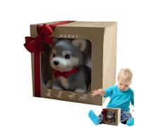 My Realistic Robot Puppy Dog, Electronic Interactive Stuffed Dog Plush, Features Sounds And Reactions - Walking, Barking, Tail Wagging, Present For Boys Girls Birthday Present 2 3 4 5 Years Old