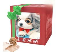 My Realistic Robot Puppy Dog, Electronic Interactive Stuffed Dog Plush, Smart Robots, Features Sounds And Reactions, Walking, Barking, Tail Wagging (BBB)