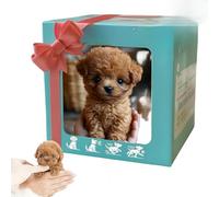 My Realistic Robot Puppy Dog, Electronic Interactive Stuffed Dog Plush, Smart Robots, Features Sounds And Reactions, Walking, Barking, Tail Wagging (CCC)