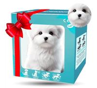 My Realistic Robot Puppy, Electronic Interactive Plush Toys Dog, That Acts Like a Real Puppy - Walking, Barking, Tail Wagging, Perfect for Parties and Birthday Gifts or Interactive Fun
