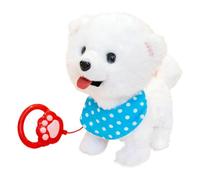 My Realistic Robot Puppy, Interactive Electronic Plush Puppy Toy with Tongue & Sounds, Lifelike Sensing, Mimic, Voice