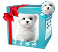 My Realistic Robot Puppy Plush Toy, 2026 Upgrade Robot Puppy, Walking, Barking, Tail Wagging, Thanksgiving Christmas Birthday Gifts for Kids Boys Girls (C#)