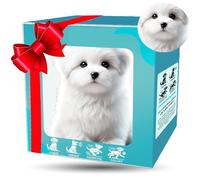 My Realistic Robot Puppy, Robot Dog That Act Like Real Dogs, Walking, Barking, Tail Wagging, Perfect for Parties and Birthday Gifts or Interactive Fun, Toys for Boys and Girls B brown