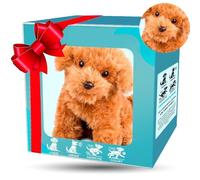 My Realistic Robot Puppy, Robot Dog That Act Like Real Dogs, Walking, Barking, Tail Wagging, Perfect for Parties and Birthday Gifts or Interactive Fun, Toys for Boys and Girls B brown