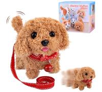 My Realistic Robot Puppy, Toy Dogs for Kid Age 3 4 5 Plush Electronic | Interactive Walking Barking Dog Toys Gifts, Real Dogs Toy Puppy Plush Pet Robot Kids Toys for 3-8 Year Old Boys Girls