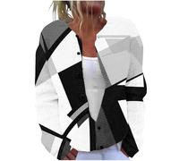 My Recent Orders Plus Size Knit Cardigan for Women UK 2024 Fall Winter Long Sleeve Button Down Sweater Funny Geometric Strped Floral Print Jumper Casual Loose Fit Coat Dressy Comfy Jackets