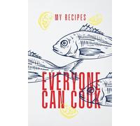 My Recipes: Book To Write in Your Own Recipes | Blank Recipe Keepsake Journal for Personalized Cooking | Family Cookbook Organizer | Recipe Notebook ... Gift for Food Lovers, Chefs & Home Cooks