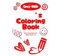 My Red Things Coloring Book: Personalized Coloring Book for Kids Ages 2-8 | Learn Colors & Words with Fun Red Objects!