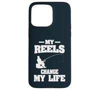 My Reels Changed My Life Fishing Fisherman Case for iPhone 15 Pro Max