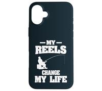 My Reels Changed My Life Fishing Fisherman Case for iPhone 16 Plus