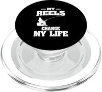 My Reels Changed My Life Fishing Fisherman PopSockets PopGrip for MagSafe