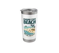 My Refuge Marina State Beach Stainless Steel Insulated Tumbler
