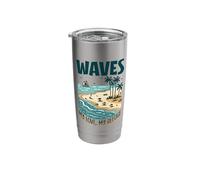 My Refuge Waves Stainless Steel Insulated Tumbler