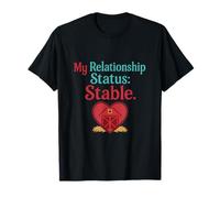 My Relationship Status Stable Equestrian Humor novelty T-Shirt