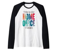 My Remote Task Colorful Text Digital Nomads Graphic Design Raglan Baseball Tee
