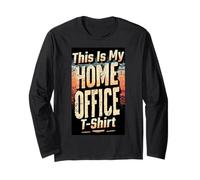 My Remote Task Distressed Text Digital Nomads Graphic Design Long Sleeve T-Shirt