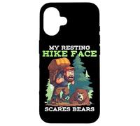 MY RESTING HIKE FACE SCARES BEARS Case for iPhone 16