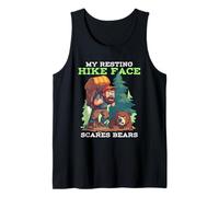 MY RESTING HIKE FACE SCARES BEARS Tank Top