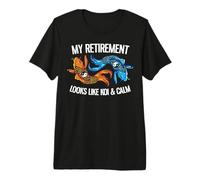 My Retirement Looks Like Koi and Calm Premium T-Shirt