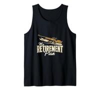 My Retirement Plan Biathlon Winter Sport Biathlete Tank Top