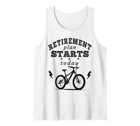 My Retirement Plan Bicycle Funny Cycling Retirement Cyclist Tank Top