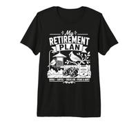 My Retirement Plan Bird Watching Funny Birding Premium T-Shirt