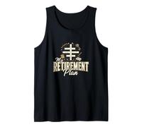 My Retirement Plan Crossword Puzzle Word Game Solver Tank Top