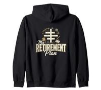 My Retirement Plan Crossword Puzzle Word Game Solver Zip Hoodie