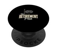 My Retirement Plan Free Diving Ocean Freediver PopSockets Adhesive PopGrip