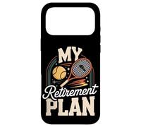 My Retirement Plan Funny Tennis Player Senior Case for iPhone 17 Pro Max