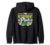 My Retirement Plan Gardening Funny Gardening Zip Hoodie