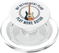 My Retirement Plan Guitar Lover Rock Music Guitarist PopSockets PopGrip for MagSafe