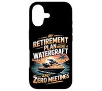 My Retirement Plan Involves A Watercraft And Zero Meetings Case for iPhone 17