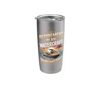 My Retirement Plan Involves A Watercraft and Zero Meetings Stainless Steel Insulated Tumbler