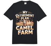 My Retirement Plan is A Camel Farm Camel Lover Comfort Colors Adult Heavyweight T-Shirt