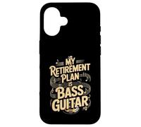 My Retirement Plan Is Bass Guitar Musician Case for iPhone 16