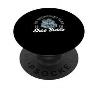 My Retirement Plan Is In Shoe Boxes Funny Sneaker Collectors PopSockets Adhesive PopGrip