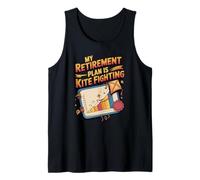 My Retirement Plan is Kite Fighting Funny Kite Lover Tank Top