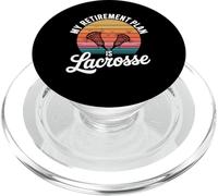 My Retirement Plan Is Lacrosse Vintage Sunset PopSockets PopGrip for MagSafe