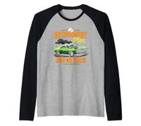 My Retirement Plan Is Now On Track, Retirement Car Racing Raglan Baseball Tee