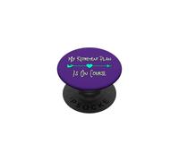 My Retirement Plan Is On Course Cute Golf Player PopSockets Adhesive PopGrip