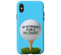 My Retirement Plan Is On Course Funny Golf Case for iPhone X/XS