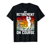 My Retirement Plan is on Course Golf Grandpa Golfer Golfing T-Shirt