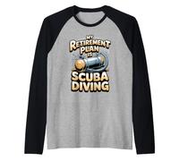 My Retirement Plan is Scuba Diving Diver Reef Raglan Baseball Tee