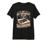 My Retirement Plan is Skateboarding Skateboarding Sayi Premium T-Shirt