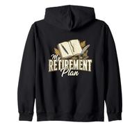 My Retirement Plan Journaling Writing Journal Writer Zip Hoodie