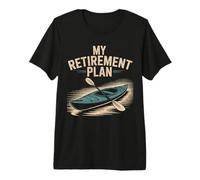 My Retirement Plan Kayaking Funny Retired Retro Kayaker Premium T-Shirt